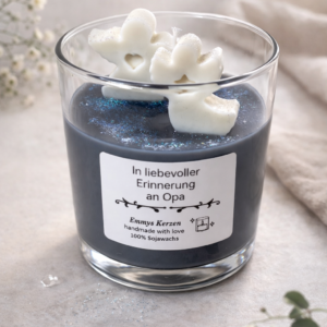 Erinnerungskerze – persönliche Gedenkkerze