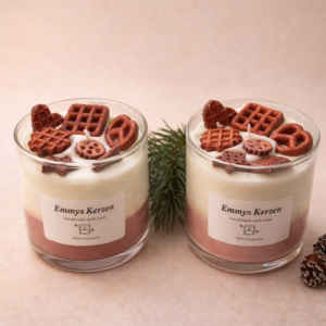 Winter Cookies Kerze – süße Dessertkerze