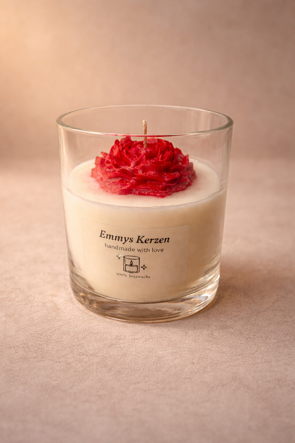 La Vie en Rose Kerze