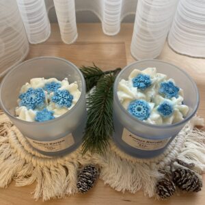 Schneeflöckchen Kerze