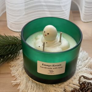 Schneemann Snowy Kerze