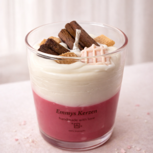 Apfel Dessertkerze – täuschend echte Deko Kerze