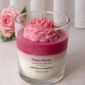 Valentinskerze „I love you“ – romantisches Geschenk
