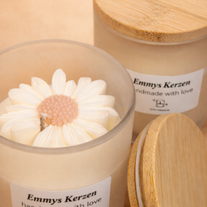 Daisy Blossom Sojawachskerze