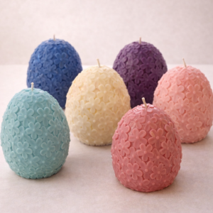 Osterei Kerze – handgemachte Deko für Ostern