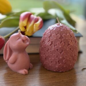 Set Osterei & Osterhäschen Kerzen