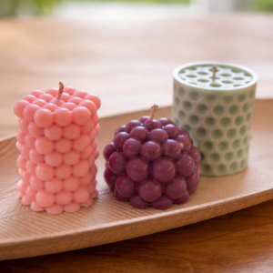 Bubble Kerzen Set - moderne Deko Kerzen