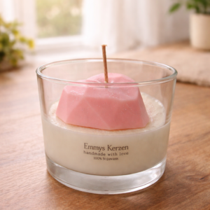 Handgemachte Sojawachs Kerze „Big Heart“ – stilvolle Dekokerze für jeden Anlass