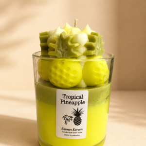 Ananas Kerze aus Sojawachs – Tropical Pineapple Kerze handgemacht