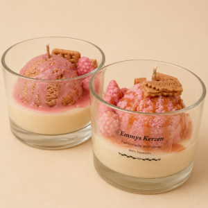 Eisbecher Kerze