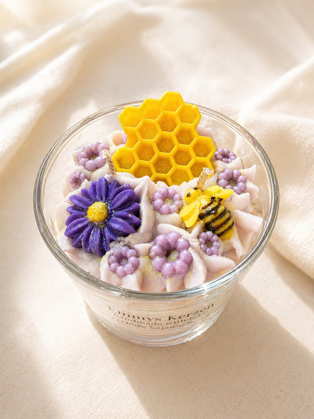 Lavendel-Honig Duftkerze - Image 2