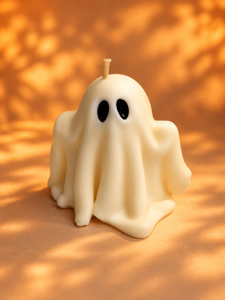 Kerzenfigur Halloween handgemacht aus Sojawachs