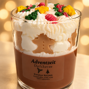 Weihnachtsduftkerze Adventzeit &ndash; 300 ml | Emmys Kerzen