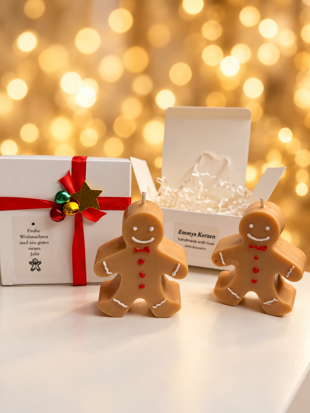 Lebkuchenmännchen Duftkerze – Weihnachtsgeschenk | Emmys Kerzen