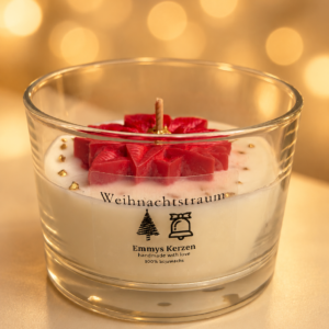 Weihnachtskerze Weihnachtstraum &ndash; 150 ml | Emmys Kerzen