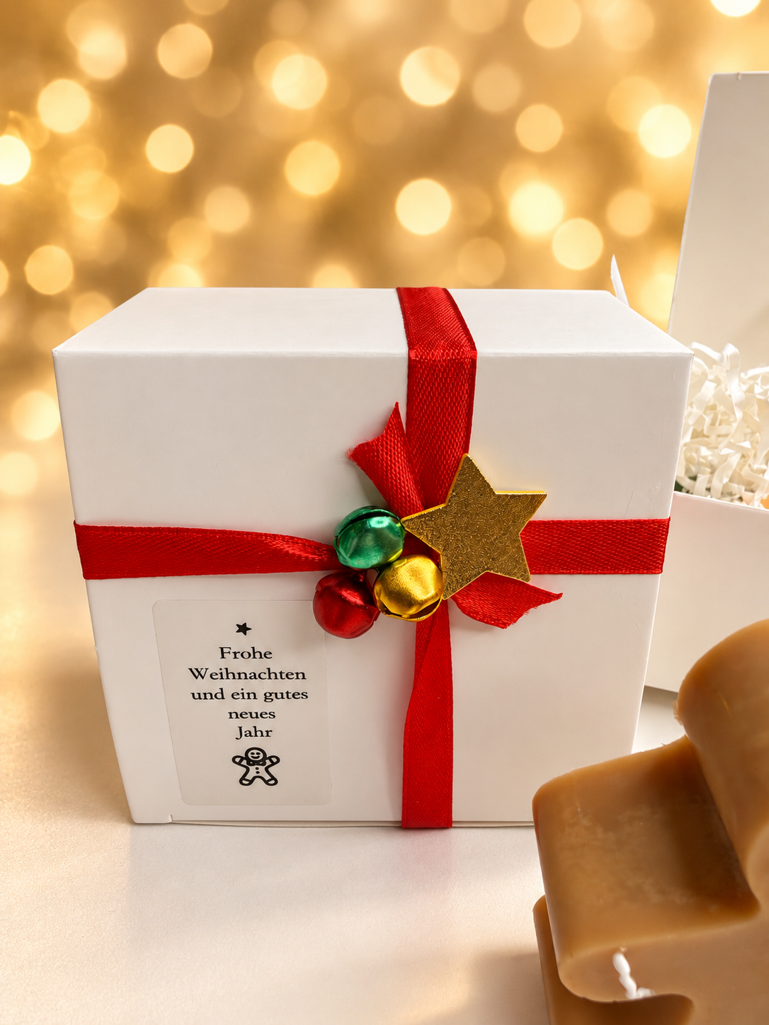 Lebkuchenmännchen Duftkerze – Weihnachtsgeschenk | Emmys Kerzen – Bild 3