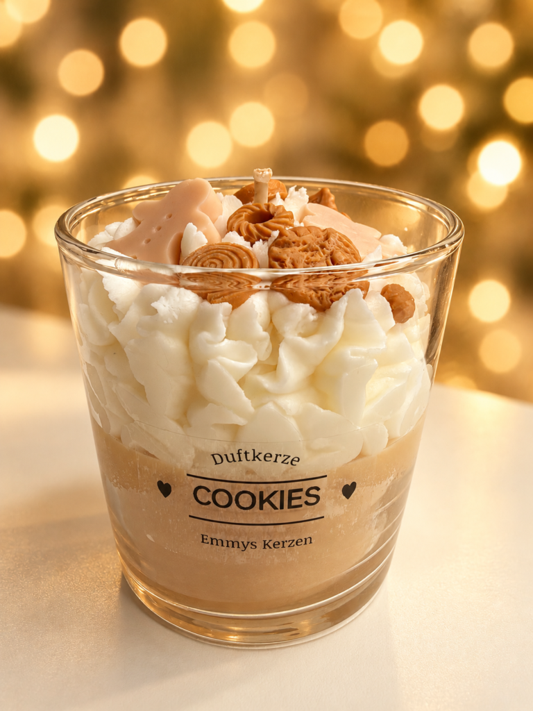 Duftkerze mit Keksduft Cookies – 300 ml | Emmys Kerzen